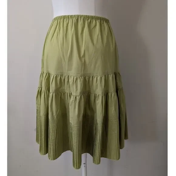 Moschino Jeans Vintage Cotton Blend Peasant Skirt - Moschino Donna Made In Italy - Picture 4 of 12